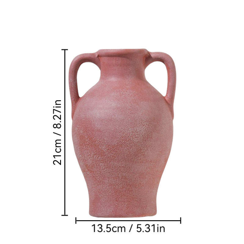 Vintage Ceramic Vase Wabi Sabi Style for Dried Flowers Floral Arrangement Home Decor Song Dynasty Pottery