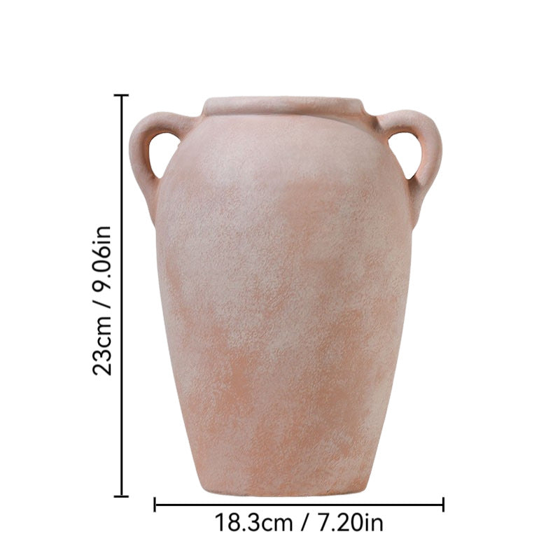 Vintage Ceramic Vase Wabi Sabi Style for Dried Flowers Floral Arrangement Home Decor Song Dynasty Pottery