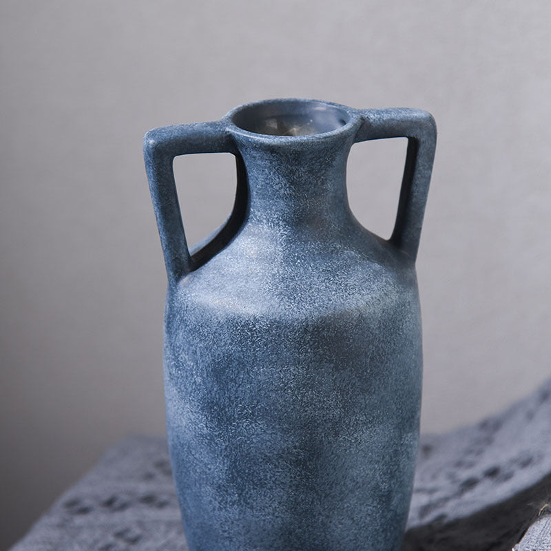 Vintage Ceramic Vase Wabi Sabi Style for Dried Flowers Floral Arrangement Home Decor Song Dynasty Pottery