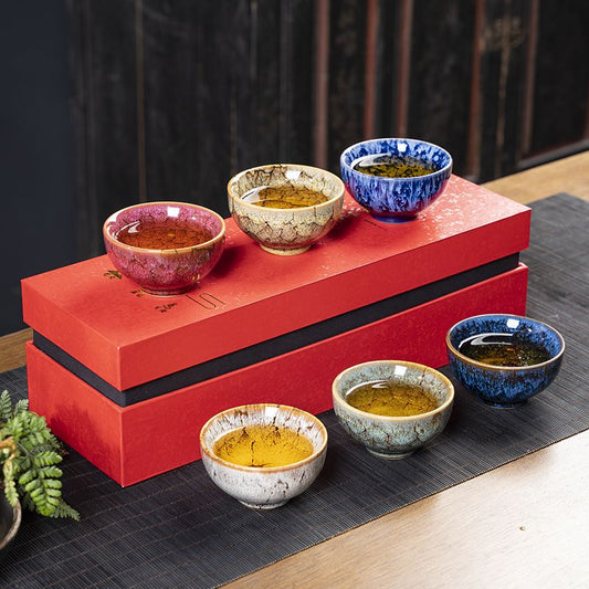 Five elements ceramic cup